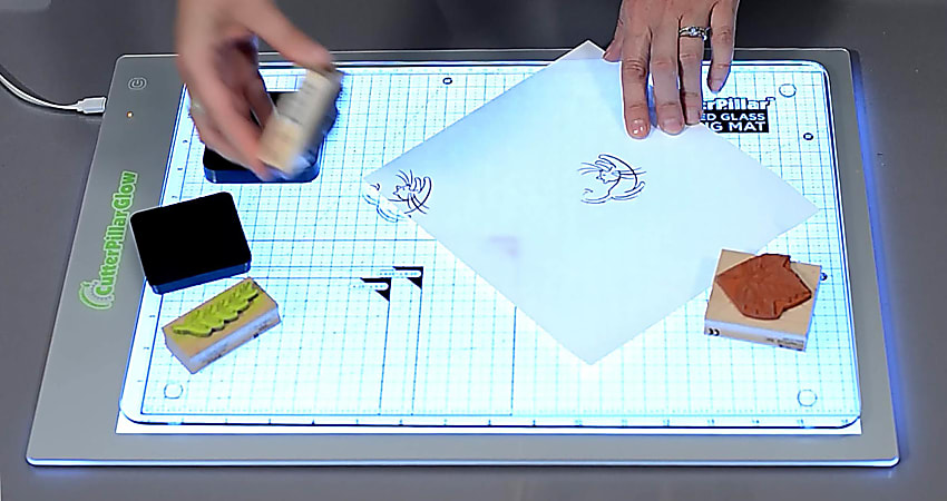 Cutterpillar Tempered Glass Board Cutting Mat With Soft Rubber Feet Glass  Craft Mat - Office Depot